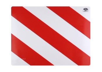 Amio - ΑΝΑΚΛΑΣΤΙΚΟ ΣΗΜΑ ΠΡΟΕΞΕΧΟΝΤΟΣ ΦΟΡΤΙΟΥ ΚΟΚΚΙΝΟ/ΑΣΠΡΟ ΔΕΞΙ - 1 τεμ. (E52083/AM)