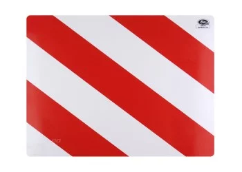 Amio - ΑΝΑΚΛΑΣΤΙΚΟ ΣΗΜΑ ΠΡΟΕΞΕΧΟΝΤΟΣ ΦΟΡΤΙΟΥ ΚΟΚΚΙΝΟ/ΑΣΠΡΟ ΔΕΞΙ - 1 τεμ. (E52083/AM)