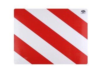 Amio - ΑΝΑΚΛΑΣΤΙΚΟ ΣΗΜΑ ΠΡΟΕΞΕΧΟΝΤΟΣ ΦΟΡΤΙΟΥ ΚΟΚΚΙΝΟ/ΑΣΠΡΟ ΔΕΞΙ - 1 τεμ. (E52083/AM)