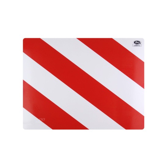 Amio - ΑΝΑΚΛΑΣΤΙΚΟ ΣΗΜΑ ΠΡΟΕΞΕΧΟΝΤΟΣ ΦΟΡΤΙΟΥ ΚΟΚΚΙΝΟ/ΑΣΠΡΟ ΔΕΞΙ - 1 τεμ. (E52083/AM)