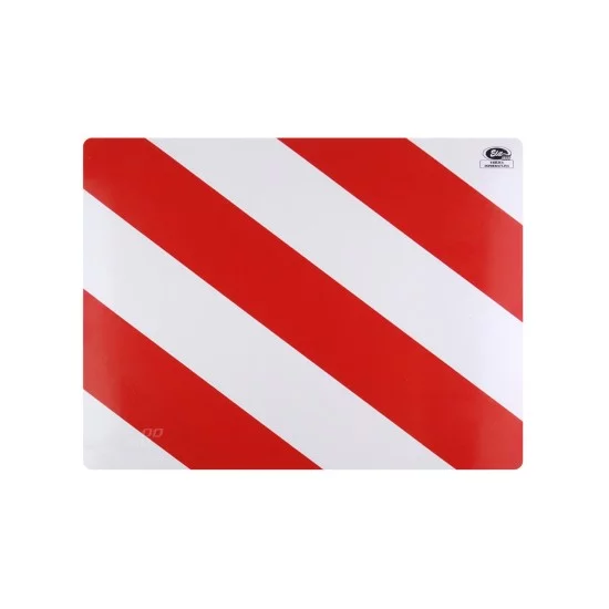 Amio - ΑΝΑΚΛΑΣΤΙΚΟ ΣΗΜΑ ΠΡΟΕΞΕΧΟΝΤΟΣ ΦΟΡΤΙΟΥ ΚΟΚΚΙΝΟ/ΑΣΠΡΟ ΔΕΞΙ - 1 τεμ. (E52083/AM)