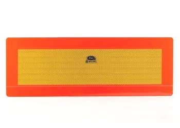 Amio - ΑΝΑΚΛΑΣΤΗΡΕΣ ΦΟΡΤΗΓΟΥ ΑΥΤΟΚΟΛΛΗΤΟΙ ΚΟΚΚΙΝΟ/ΚΙΤΡΙΝΟ 565x200mm 2ΤΕΜ. (E52105/AM)