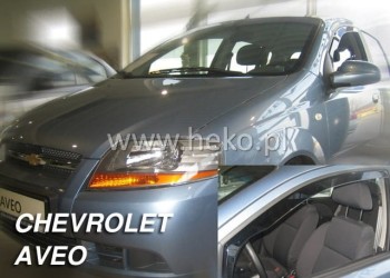 ΑΝΕΜΟΘΡΑΥΣΤΕΣ ΓΙΑ CHEVROLET AVEO CLASSIC 5D 2004-2011 / KALOS 5D 2004-2008 HTB ΖΕΥΓΑΡΙ ΑΠΟ ΕΥΚΑΜΠΤΟ ΦΙΜΕ ΠΛΑΣΤΙΚΟ HEKO - 2 ΤΕΜ.