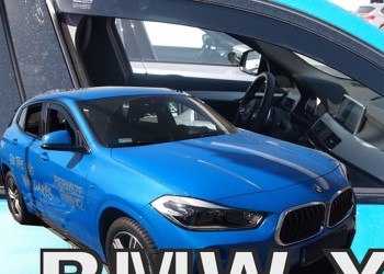 ΑΝΕΜΟΘΡΑΥΣΤΕΣ ΓΙΑ BMW X2 F39 5D 2018+ ΖΕΥΓΑΡΙ ΑΠΟ ΕΥΚΑΜΠΤΟ ΦΙΜΕ ΠΛΑΣΤΙΚΟ HEKO - 2 ΤΕΜ.