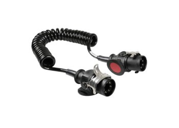 ΑΝΤΑΠΤΟΡΑΣ ΦΟΡΤΗΓΟΥ ISO 7638 - 1EBS - 7 ΠΟΛΩΝ (ΜΕ ΣΠΥΡΑΛ ΚΑΛΩΔΙΟ 4.5m)