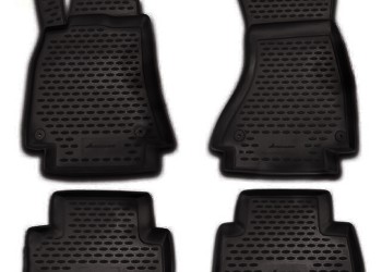 ΜΑΡΚΕ ΠΑΤΑΚΙΑ ΣΕ ΣΚΑΦΗ TPE ΛΑΣΤΙΧΟ ΓΙΑ AUDI A4 B6 4D 2000-2007  ΣΕ ΜΑΥΡΟ ΧΡΩΜΑ NOVLINE - 4 ΤΕΜ.