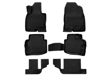 ΜΑΡΚΕ ΠΑΤΑΚΙΑ ΣΕ ΣΚΑΦΗ TPE ΛΑΣΤΙΧΟ ΓΙΑ MAZDA CX-9 SUV 2017+  ΣΕ ΜΑΥΡΟ ΧΡΩΜΑ NOVLINE - 6 ΤΕΜ.