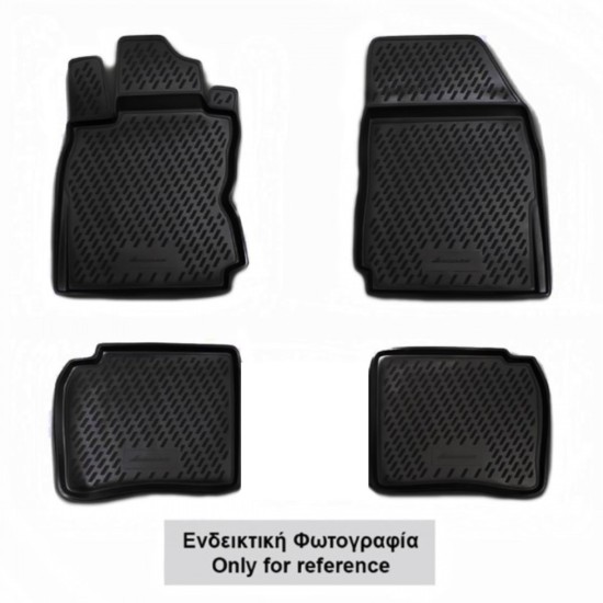 ΠΑΤΑΚΙΑ ΣΚΑΦΗ  ΓΙΑ DACIA DUSTER SUV 5D 4x2 (OXI 4x4) 2017+ (ΧΩΡΙΣ ΓΕΦΥΡΑΜΑΥΡΟ) - 4 ΤΕΜ.