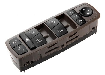 ΔΙΑΚΟΠΤΗΣ ΓΙΑ MERCEDES W169 / W245 ΠΟΛΛΑΠΛΟΣ ΠΑΡΑΘΥΡΩΝ ΜΕ ΠΛΑΙΣΙΟ 3 PIN NTY ΚΑΦΕ / ΜΑΥΡΟ - orig.1698206710 - 1 ΤΕΜ.