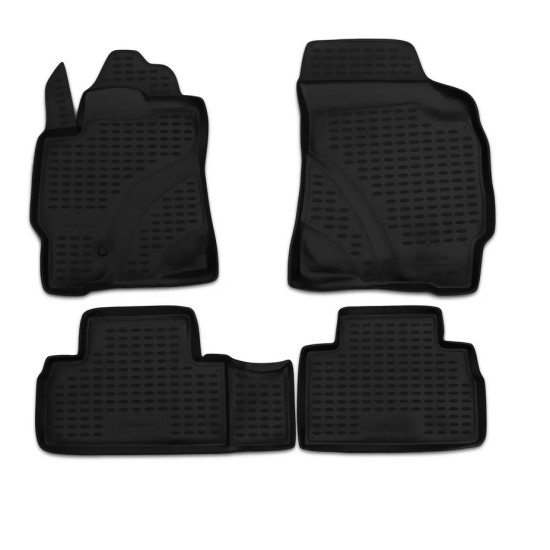 ΜΑΡΚΕ ΠΑΤΑΚΙΑ ΣΕ ΣΚΑΦΗ TPE ΛΑΣΤΙΧΟ ΓΙΑ FORD MAVERICK 2001+  ΣΕ ΜΑΥΡΟ ΧΡΩΜΑ NOVLINE - 4 ΤΕΜ.