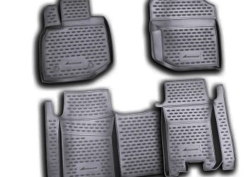 ΜΑΡΚΕ ΠΑΤΑΚΙΑ ΣΕ ΣΚΑΦΗ TPE ΛΑΣΤΙΧΟ ΓΙΑ HONDA JAZZ 10/2008-2015  ΣΕ ΜΑΥΡΟ ΧΡΩΜΑ NOVLINE - 4 ΤΕΜ.