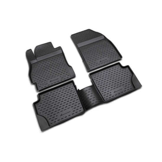 ΠΑΤΑΚΙΑ ΣΕ ΣΚΑΦΗ TPE ΛΑΣΤΙΧΟ ΓΙΑ MAZDA 2 10/2007+  ΣΕ ΜΑΥΡΟ ΧΡΩΜΑ NOVLINE - 4 ΤΕΜ.