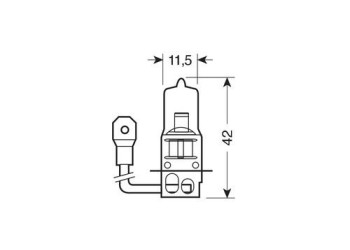 H3 12V 55W PK22s XENON ULTRA 4.800K +90%  2ΤΕΜ.