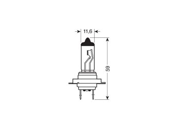H7 12V 55W PX26d XENON TOP 4.800K +120%  2ΤΕΜ.
