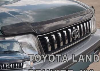 ΑΝΕΜΟΘΡΑΥΣΤΗΣ ΚΑΠΩ ΑΥΤΟΚΙΝΗΤΟΥ ΓΙΑ TOYOTA LAND CRUISER J100 1998-2007 ΑΠΟ ΕΥΚΑΜΠΤΟ ΦΙΜΕ ΠΛΑΣΤΙΚΟ HEKO - 1 ΤΕΜ.