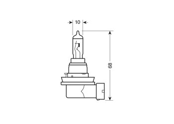 H16 12V 19W PGJ19-3 XENON ICE 5.000K 2ΤΕΜ.