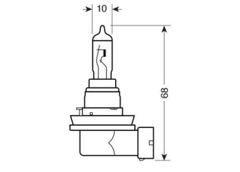 H16 12V 19W PGJ19-3 XENON ICE 5.000K 2ΤΕΜ.