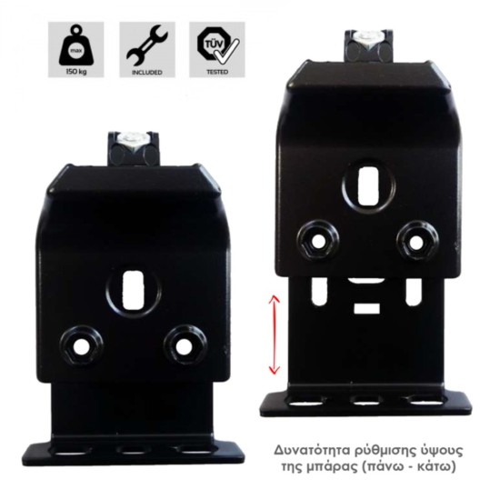 ΚΙΤ ΜΠΑΡΕΣ ΓΙΑ NISSAN NV400 L3 2010+ ΜΕ ΕΠΑΓΓΕΛΜΑΤΙΚΕΣ ΜΠΑΡΕΣ ΑΛΟΥΜΙΝΙΟΥ MENABO (8450/MB X 5 - FIX606FP X 5)