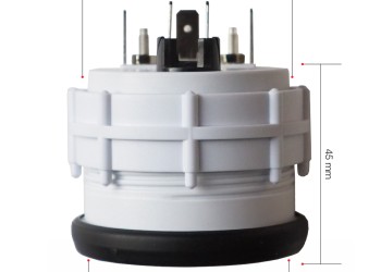 ΟΡΓΑΝΟ ΕΝΔΕΙΞΗΣ ΒΕΝΖΙΝΗΣ ΜΑΥΡΟ 52mm 2 INCH BLACK LINE