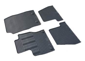 Cik - ΜΑΡΚΕ ΠΑΤΑΚΙΑ ΣΕ ΣΚΑΦΗ ΛΑΣΤΙΧΟ ΓΙΑ FORD FOCUS FACELIFT 2015-2018 ΣΕ ΜΑΥΡΟ ΧΡΩΜΑ ΜΕ ΚΟΥΜΠΩΜΑΤΑ - 4 ΤΕΜ. (RM.FO.0022/CK)