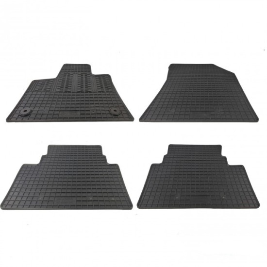 Cik - ΜΑΡΚΕ ΠΑΤΑΚΙΑ ΣΕ ΣΚΑΦΗ ΛΑΣΤΙΧΟ ΓΙΑ FORD FOCUS 4 2018+ ΣΕ ΜΑΥΡΟ ΧΡΩΜΑ ΜΕ ΚΟΥΜΠΩΜΑΤΑ - 4 ΤΕΜ. (RM.FO.0038/CK)