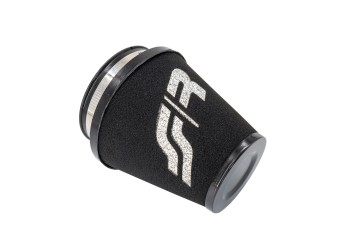 ΦΙΛΤΡΟΧΟΑΝΗ ΚΩΝΙΚΗ ΜΑΥΡΗ ME LOGO ΛΕΥΚΟ SIMONI ΜΕ 3 ΑΝΤΑΠΤΟΡΕΣ (60/65/70cm) SIMONI RACING - 1 TEM.