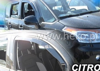 ΑΝΕΜΟΘΡΑΥΣΤΕΣ ΓΙΑ CITROEN C3 PICASSO 5D 2009-2017 ΖΕΥΓΑΡΙ ΑΠΟ ΕΥΚΑΜΠΤΟ ΦΙΜΕ ΠΛΑΣΤΙΚΟ HEKO - 2 ΤΕΜ.