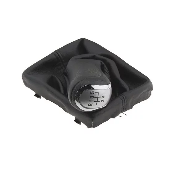 ΠΟΜΟΛΟ ΤΑΧΥΤΗΤΩΝ  ΓΙΑ AUDI A4 2007+/A5 2007+/A6 2004+/Q5 2008+ ΧΡΩΜΙΟ ΜΕ ΕΝΔΕΙΞΗ 5 ΤΑΧΥΤΗΤΩΝ ΚΑΙ ΜΑΥΡΗ ΦΟΥΣΚΑ NTY - 1 TEM.