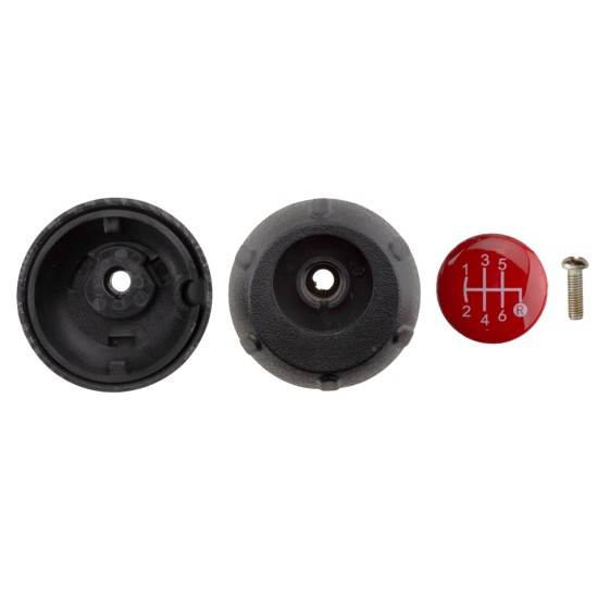 ΠΟΜΟΛΟ ΤΑΧΥΤΗΤΩΝ ΜΑΡΚΕ ΜΕ ΕΝΔΕΙΞΗ 6 ΤΑΧΥΤΗΤΩΝ ΣΕ ΚΟΚΚΙΝΟ-ΜΑΥΡΟ-ΚΑΡΜΠΟΝ ΧΡΩΜΑ ΓΙΑ FIAT 500 ABARTH 2007+ NTY - 1 ΤΕΜ.