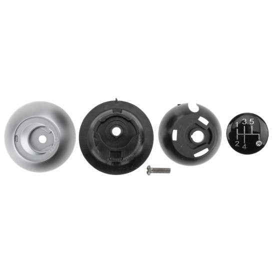 ΠΟΜΟΛΟ ΤΑΧΥΤΗΤΩΝ ΜΑΡΚΕ ΜΕ ΕΝΔΕΙΞΗ 5 ΤΑΧΥΤΗΤΩΝ ΓΙΑ FIAT 500C ABARTH 2007+ ΑΣΗΜΙ ΜΑΤ  NTY - 1 τεμ.