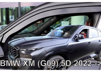 ΑΝΕΜΟΘΡΑΥΣΤΕΣ ΓΙΑ BMW XM G09 5D 2022+ ΖΕΥΓΑΡΙ ΑΠΟ ΕΥΚΑΜΠΤΟ ΦΙΜΕ ΠΛΑΣΤΙΚΟ HEKO - 2 ΤΕΜ.