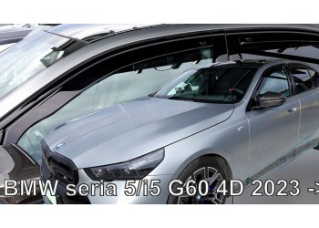 ΑΝΕΜΟΘΡΑΥΣΤΕΣ ΓΙΑ BMW ΣΕΙΡΑ 5/i5 G60 4D 2023+ ΣΕΤ ΑΥΤΟΚΙΝΗΤΟΥ ΑΠΟ ΕΥΚΑΜΠΤΟ ΦΙΜΕ ΠΛΑΣΤΙΚΟ HEKO - 4 ΤΕΜ