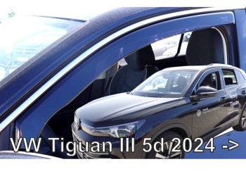 ΑΝΕΜΟΘΡΑΥΣΤΕΣ ΓΙΑ VW TIGUAN 5D 2024+ ΖΕΥΓΑΡΙ ΑΠΟ ΕΥΚΑΜΠΤΟ ΦΙΜΕ ΠΛΑΣΤΙΚΟ HEKO - 2 ΤΕΜ.