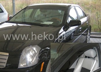 ΑΝΕΜΟΘΡΑΥΣΤΕΣ ΓΙΑ CADILLAC CTS 4D 2003-2007 ΖΕΥΓΑΡΙ ΑΠΟ ΕΥΚΑΜΠΤΟ ΦΙΜΕ ΠΛΑΣΤΙΚΟ HEKO - 2 ΤΕΜ.