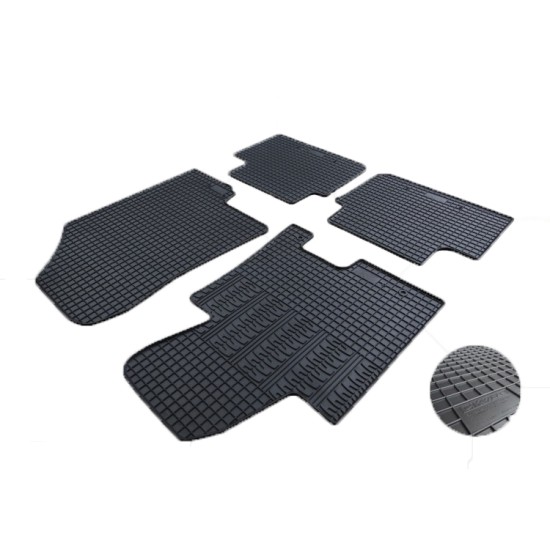 Cik - ΜΑΡΚΕ ΠΑΤΑΚΙΑ ΣΕ ΣΚΑΦΗ ΛΑΣΤΙΧΟ ΓΙΑ HYUNDAI i30 2012-2017 / KIA CEED 2012-2018 ΣΕ ΜΑΥΡΟ ΧΡΩΜΑ ΜΕ ΚΟΥΜΠΩΜΑΤΑ - 4 ΤΕΜ. (RM.HY.0003/CK)