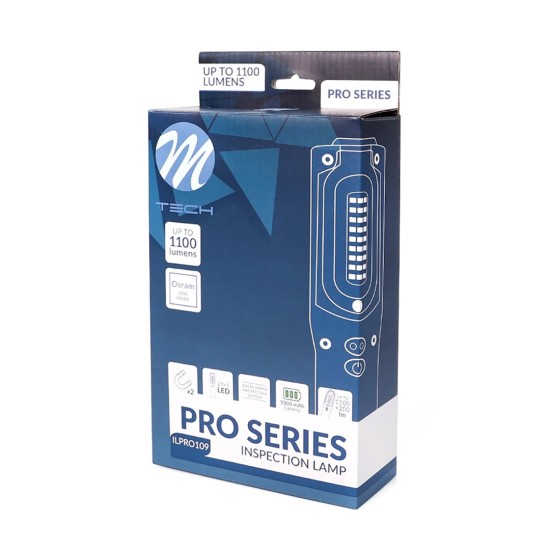 ΦΑΚΟΣ ΕΡΓΑΣΙΑΣ OSRAM 27+1LED (27x10W + 1x2W) 1100+200lm 5700K 4 ΛΕΙΤΟΥΡΓΙΩΝ M-TECH