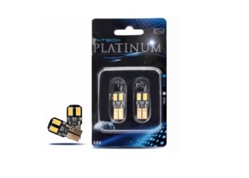 T10 W5W 12V 4xSMD5730 ΛΕΥΚΟ (ΚΑΡΦΩΤΟ- CAN-BUS) 2ΤΕΜ. M-TECH