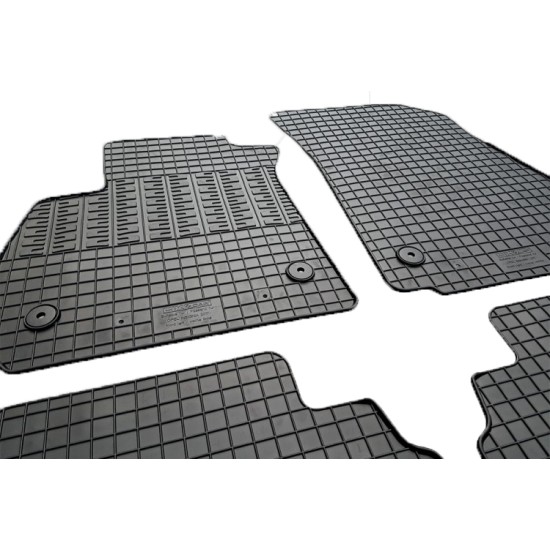 Cik - ΜΑΡΚΕ ΠΑΤΑΚΙΑ ΣΕ ΣΚΑΦΗ ΛΑΣΤΙΧΟ ΓΙΑ OPEL INSIGNIA B 2017+ ΣΕ ΜΑΥΡΟ ΧΡΩΜΑ ΜΕ ΚΟΥΜΠΩΜΑΤΑ - 4 ΤΕΜ. (RM.OP.0016/CK)