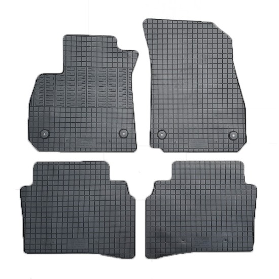 Cik - ΜΑΡΚΕ ΠΑΤΑΚΙΑ ΣΕ ΣΚΑΦΗ ΛΑΣΤΙΧΟ ΓΙΑ OPEL INSIGNIA B 2017+ ΣΕ ΜΑΥΡΟ ΧΡΩΜΑ ΜΕ ΚΟΥΜΠΩΜΑΤΑ - 4 ΤΕΜ. (RM.OP.0016/CK)