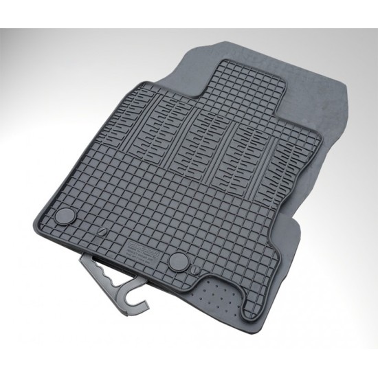 Cik - ΠΑΤΑΚΙΑ ΑΥΤΟΚΙΝΗΤΟΥ ΑΠΟ ΛΑΣΤΙΧΟ ΓΙΑ RENAULT KADJAR 2015+ ΣΕ ΜΑΥΡΟ ΧΡΩΜΑ ΜΕ ΚΟΥΜΠΩΜΑΤΑ - 4 ΤΕΜ. (RM.RE.0006/CK)