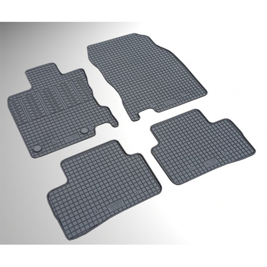 Cik - ΠΑΤΑΚΙΑ ΑΥΤΟΚΙΝΗΤΟΥ ΑΠΟ ΛΑΣΤΙΧΟ ΓΙΑ RENAULT KADJAR 2015+ ΣΕ ΜΑΥΡΟ ΧΡΩΜΑ ΜΕ ΚΟΥΜΠΩΜΑΤΑ - 4 ΤΕΜ. (RM.RE.0006/CK)