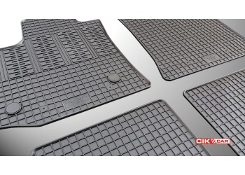 Cik - ΜΑΡΚΕ ΠΑΤΑΚΙΑ ΣΕ ΣΚΑΦΗ ΛΑΣΤΙΧΟ ΓΙΑ DACIA DOKKER 2012-2021 / DACIA LODGY 2012+ ΣΕ ΜΑΥΡΟ ΧΡΩΜΑ ΜΕ ΚΟΥΜΠΩΜΑΤΑ - 4 ΤΕΜ. (RM.DAC.0002/CK)