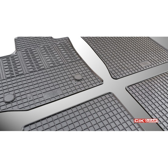 Cik - ΜΑΡΚΕ ΠΑΤΑΚΙΑ ΣΕ ΣΚΑΦΗ ΛΑΣΤΙΧΟ ΓΙΑ DACIA DOKKER 2012-2021 / DACIA LODGY 2012+ ΣΕ ΜΑΥΡΟ ΧΡΩΜΑ ΜΕ ΚΟΥΜΠΩΜΑΤΑ - 4 ΤΕΜ. (RM.DAC.0002/CK)