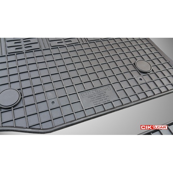 Cik - ΜΑΡΚΕ ΠΑΤΑΚΙΑ ΣΕ ΣΚΑΦΗ ΛΑΣΤΙΧΟ ΓΙΑ DACIA DOKKER 2012-2021 / DACIA LODGY 2012+ ΣΕ ΜΑΥΡΟ ΧΡΩΜΑ ΜΕ ΚΟΥΜΠΩΜΑΤΑ - 4 ΤΕΜ. (RM.DAC.0002/CK)