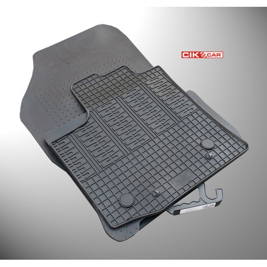 Cik - ΜΑΡΚΕ ΠΑΤΑΚΙΑ ΣΕ ΣΚΑΦΗ ΛΑΣΤΙΧΟ ΓΙΑ DACIA DOKKER 2012-2021 / DACIA LODGY 2012+ ΣΕ ΜΑΥΡΟ ΧΡΩΜΑ ΜΕ ΚΟΥΜΠΩΜΑΤΑ - 4 ΤΕΜ. (RM.DAC.0002/CK)