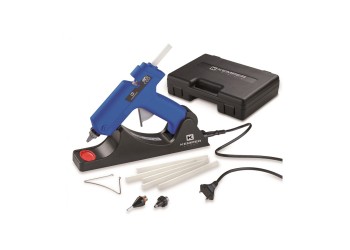 ΠΙΣΤΟΛΙ ΘΕΡΜΟΚΟΛΛΗΣΗΣ ΑΣΥΡΜΑΤΟ ΜΕ ΒΑΣΗ ΕΠΑΝΑΦΟΡΤΙΣΗΣ 25W/230V ΜΕ 3 ΜΥΤΕΣ ΚΑΙ 6 ΡΑΒΔΟΥΣ ΣΙΛΙΚΟΝΗΣ 150x12mm KEMPER