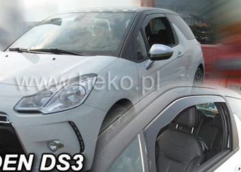 ΑΝΕΜΟΘΡΑΥΣΤΕΣ ΓΙΑ CITROEN DS3 3D 2010-2019 ΖΕΥΓΑΡΙ ΑΠΟ ΕΥΚΑΜΠΤΟ ΦΙΜΕ ΠΛΑΣΤΙΚΟ HEKO - 2 ΤΕΜ.