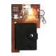 ΠΟΡΤΟΦΟΛΙ ΔΕΡΜΑΤΙΝΟ ΓΙΑ ΚΑΡΤΕΣ & ΧΡΗΜΑΤΑ BIKER WALLET ME 45cm ΑΛΥΣΙΔΑ RFID ΠΡΟΣΤΑΣΙΑ ΣΕ ΜΑΥΡΟ ΧΡΩΜΑ LAMPA - 1 Τεμ.