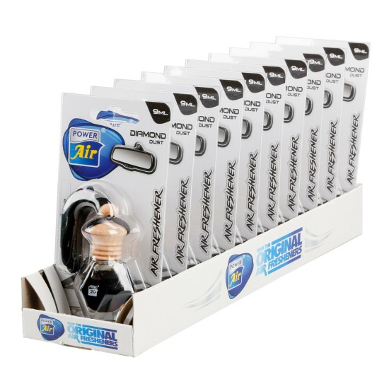 ΑΡΩΜΑΤΙΚΟ ΑΥΤΟΚΙΝΗΤΟΥ DIAMOND DUST ΚΡΕΜΑΣΤΟ ΜΕ ΑΡΩΜΑ NEW CAR  ΣΕ ΣΧΗΜΑ ΔΙΑΜΑΝΤΙΟΥ LAMPA - 1 ΤΕΜ.