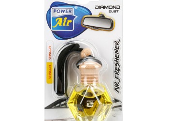 ΑΡΩΜΑΤΙΚΟ ΑΥΤΟΚΙΝΗΤΟΥ DIAMOND DUST ΚΡΕΜΑΣΤΟ ΜΕ ΑΡΩΜΑ VANILLA  ΣΕ ΣΧΗΜΑ ΔΙΑΜΑΝΤΙΟΥ LAMPA - 1 ΤΕΜ.